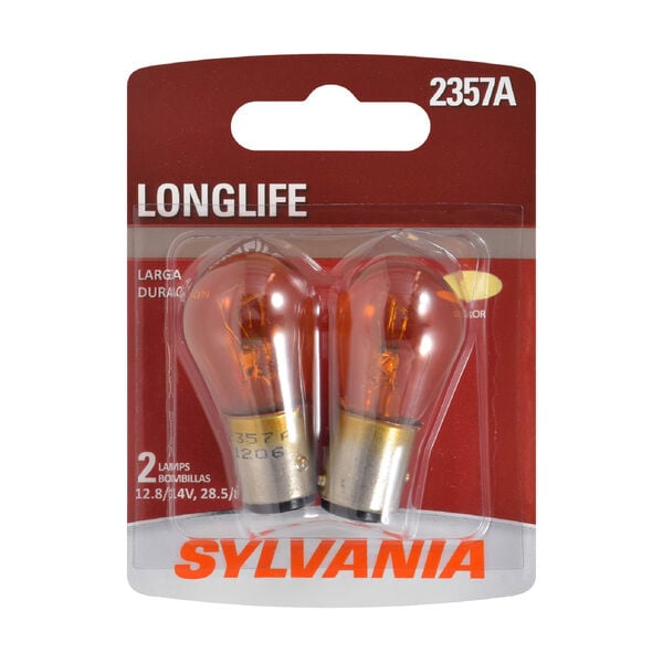 SYLVANIA 2357A Long Life Mini Bulb, 2 Pack, , hi-res